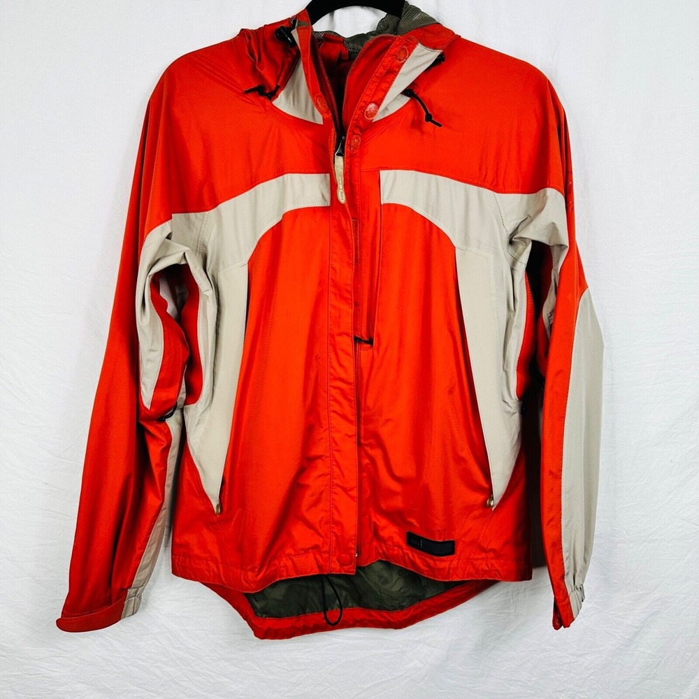 REI CO-OP Jacket - Womens XS Orange Wind Breaker Rain Jacket Water Resistant